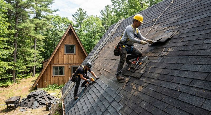 A Frame Roof Repair in Lewes, DE