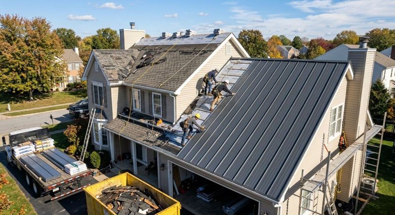 Aluminum Roof Replacement in Seaford, DE
