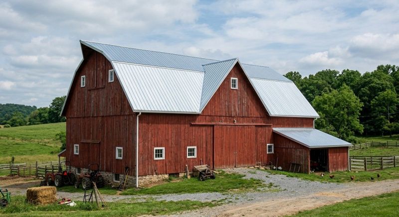 Barn Roof Replacement in Millsboro, DE