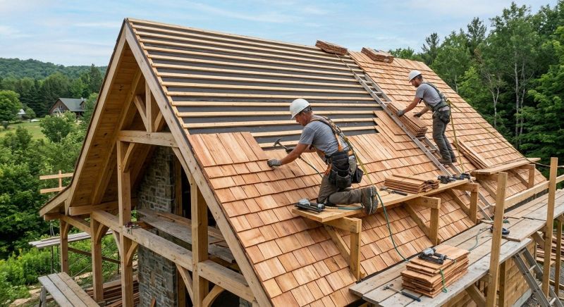 Cedar Roof Installation in Dagsboro, DE