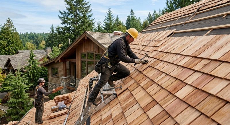 Cedar Roof Installation in Ellendale, DE