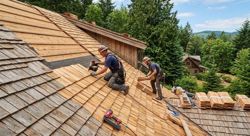 Cedar Roof Installation in Frankford, DE