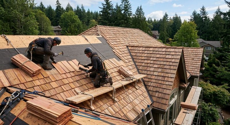 Cedar Roof Installation in Lewes, DE
