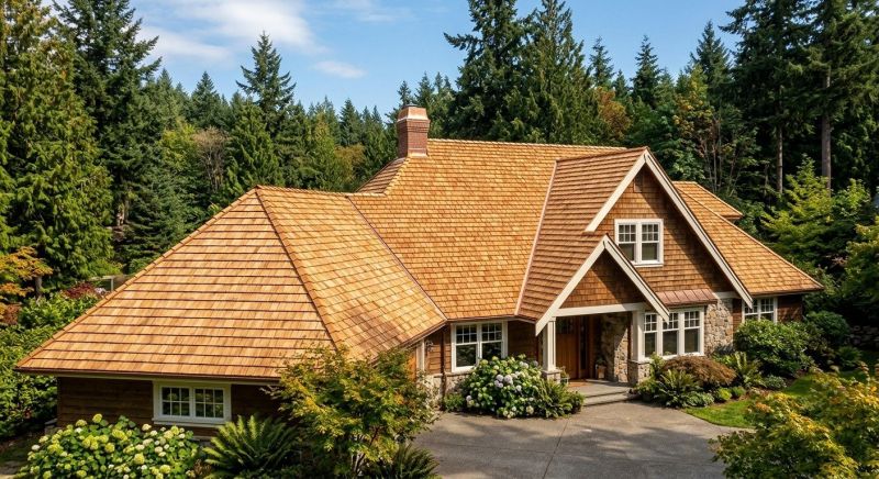 Cedar Roof Installation in Ocean View, DE