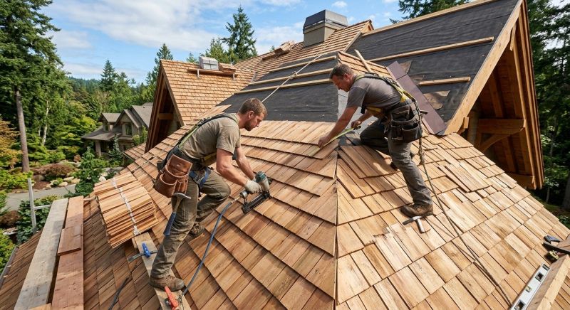 Cedar Shake Roof Construction in Cape May, NJ