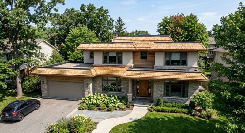 Cedar Shake Roof Construction in Houston, DE