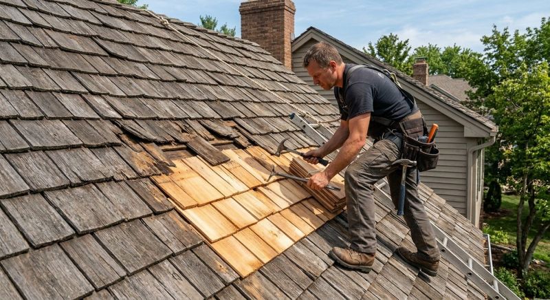 Cedar Shake Roof Repair in Seaford, DE