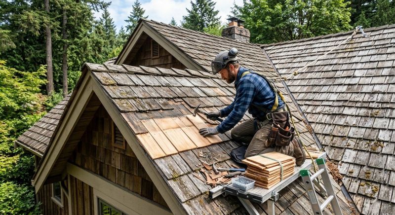 Cedar Shingles Repair in Cape May, NJ