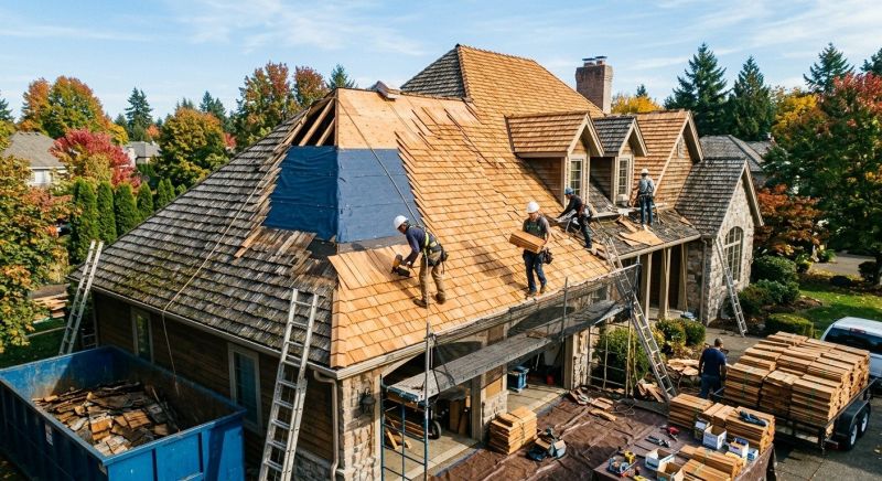Cedar Shingles Replacement in Villas, NJ