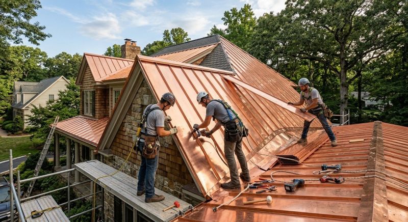 Copper Roof Installation in Lewes, DE