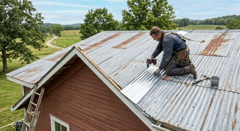 Corrugated Roof Repair in Georgetown, DE