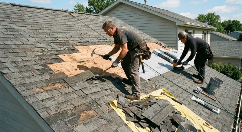 Damaged Roof Repair in Dagsboro, DE