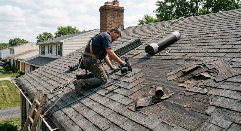 Damaged Roof Repair in Ocean View, DE
