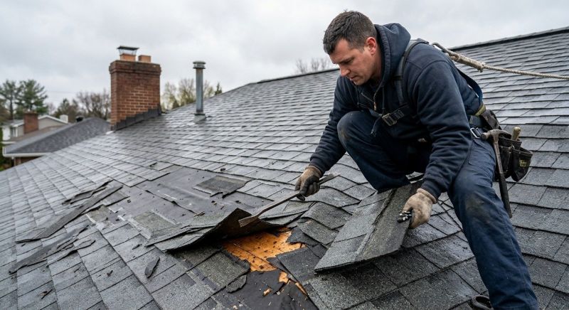 Damaged Roof Replacement in Dagsboro, DE