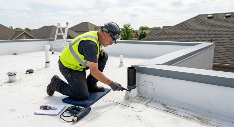 Flat Roof Inspection in Lewes, DE