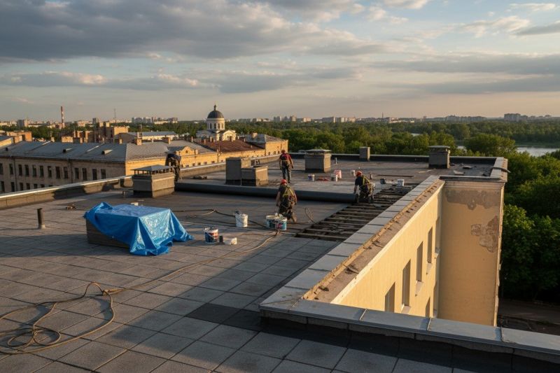 Flat Roof Replacement in Dagsboro, DE