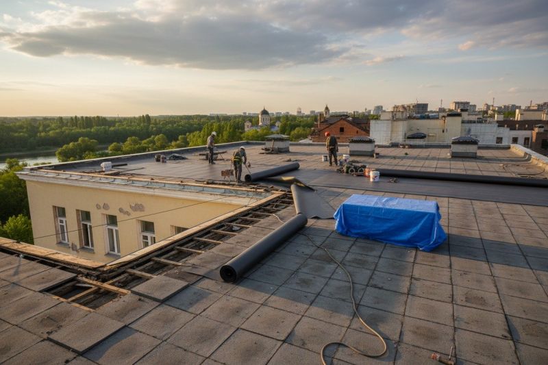 Flat Roof Replacement in Lewes, DE
