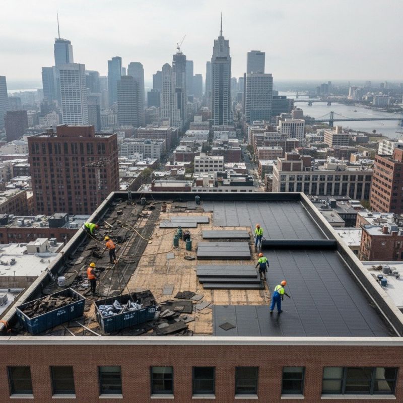 Flat Roof Replacement in Milford, DE