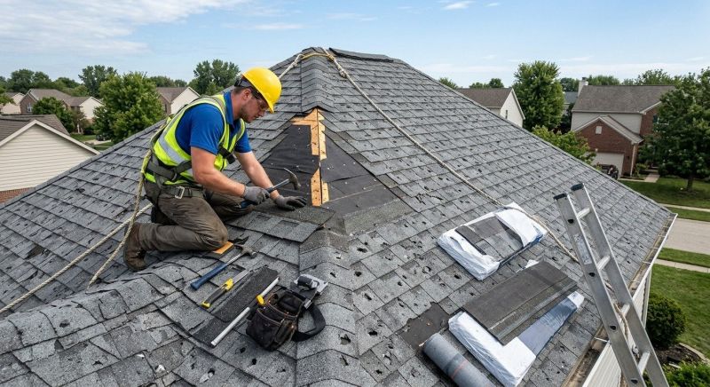Hail Damage Roof Repair in Milton, DE