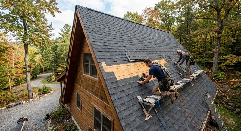Hip Roof Shingle Replacement in Lewes, DE