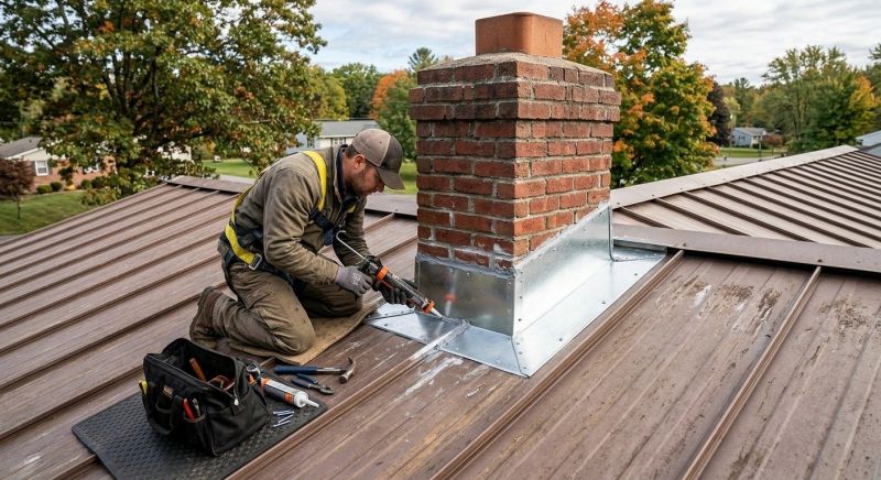 Metal Roof Flashing Repair in Lewes, DE