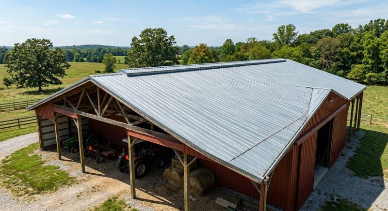 Pole Barn Roof Repair in Seaford, DE