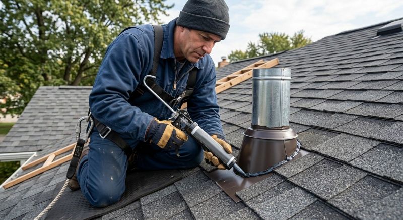 Roof Vent Flashing Repair in Lewes, DE