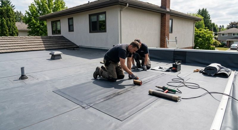 Rubber Roof Repair in Milford, DE