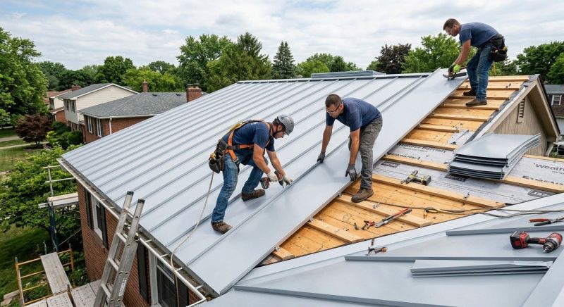 Sheet Roofing Installation in Ellendale, DE