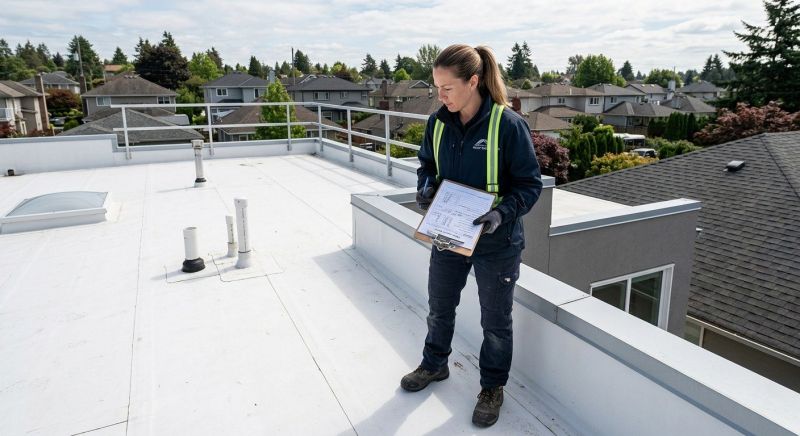 Single Ply Roof Inspection in Lewes, DE