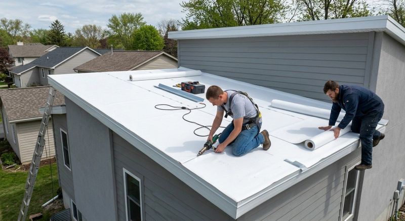 Single Ply Roof Installation in Harbeson, DE