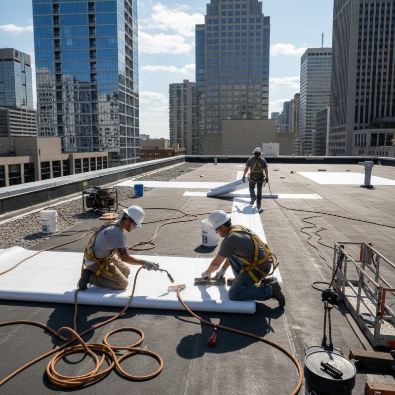 Single Ply Roof Repair in Sussex County, DE