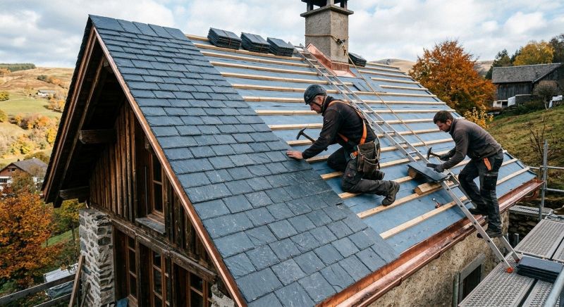 Slate Roof Construction in Lewes, DE