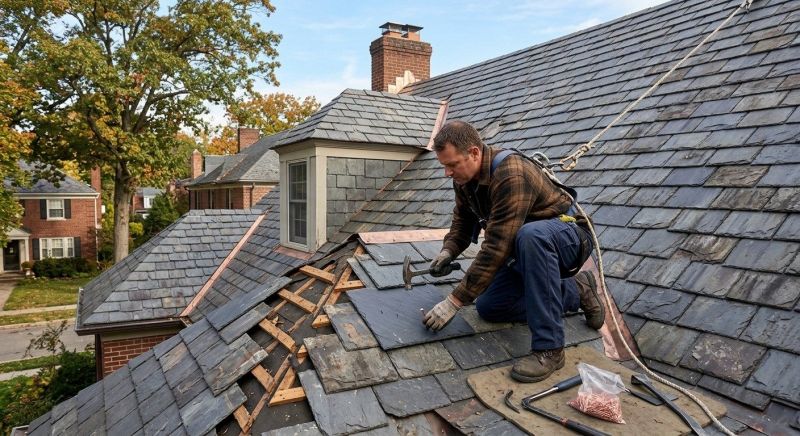 Slate Roof Repair in Ellendale, DE