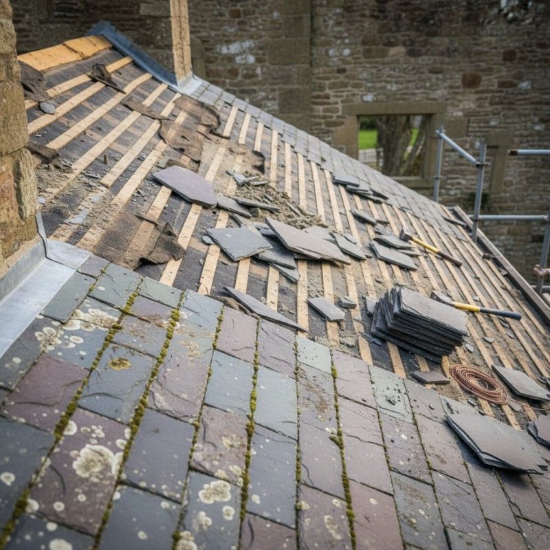 Slate Roof Replacement in Cape May County, NJ