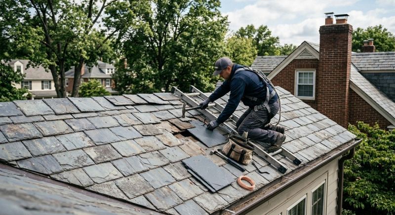 Slate Shingles Repair in Sussex County, DE