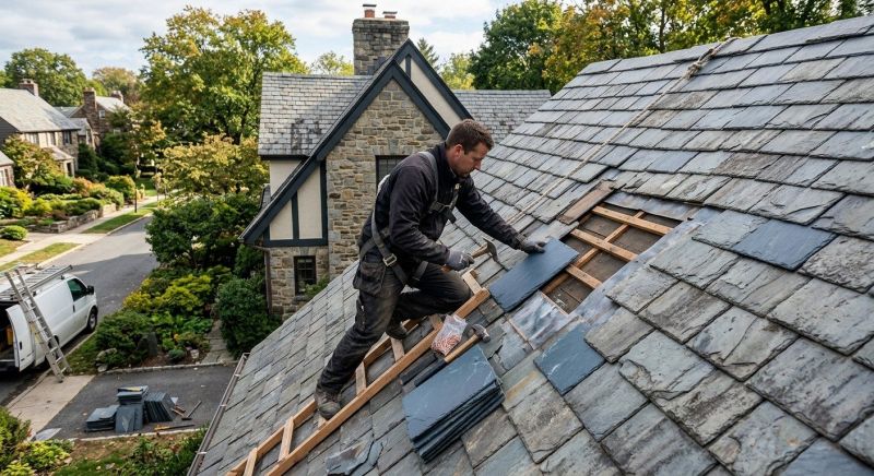 Slate Shingles Repair in Villas, NJ