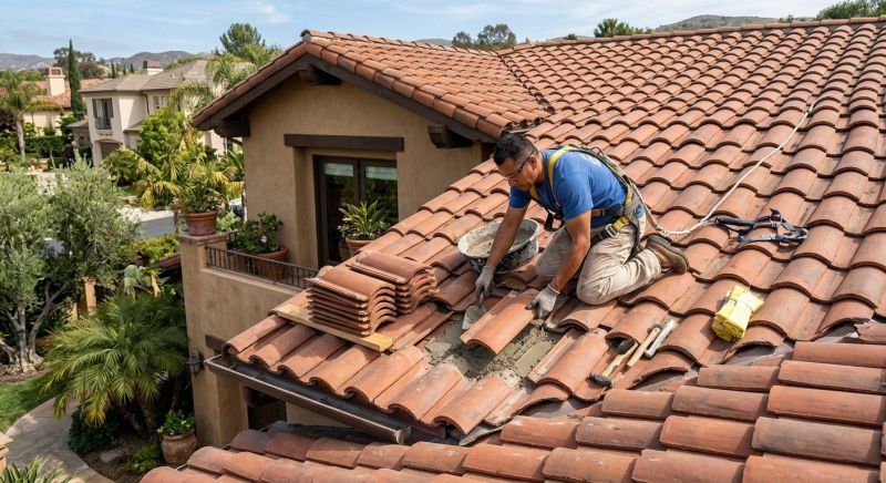 Spanish Tile Roof Repair in Lewes, DE