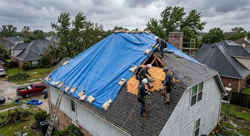 Storm Damage Roof Repair in Harbeson, DE