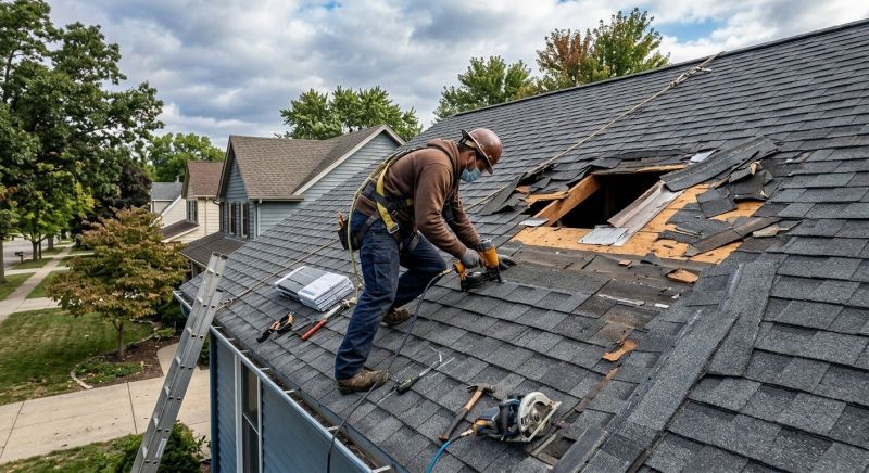 Storm Damage Roof Repair in Millsboro, DE