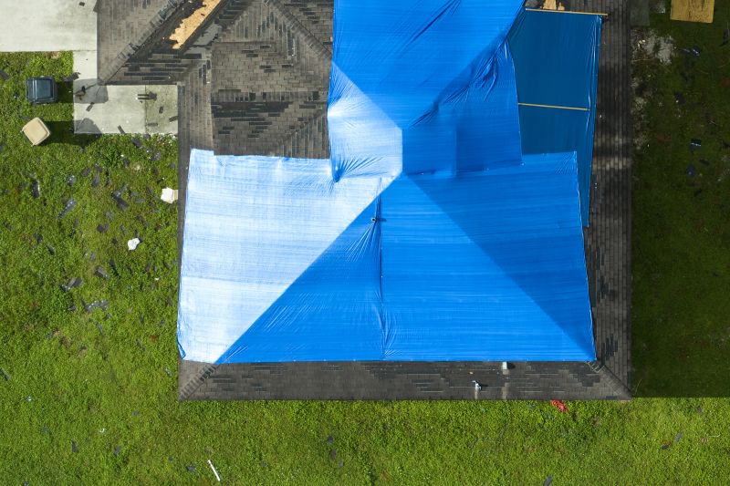 Storm Damage Roof Tarping in Lewes, DE