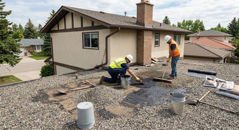 Tar And Gravel Roof Repair in Fenwick Island, DE