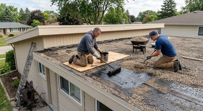 Tar And Gravel Roof Repair in Frankford, DE
