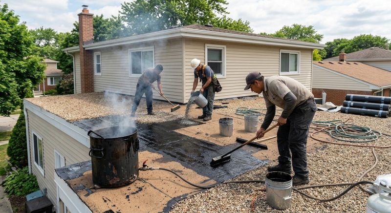 Tar And Gravel Roof Repair in Georgetown, DE