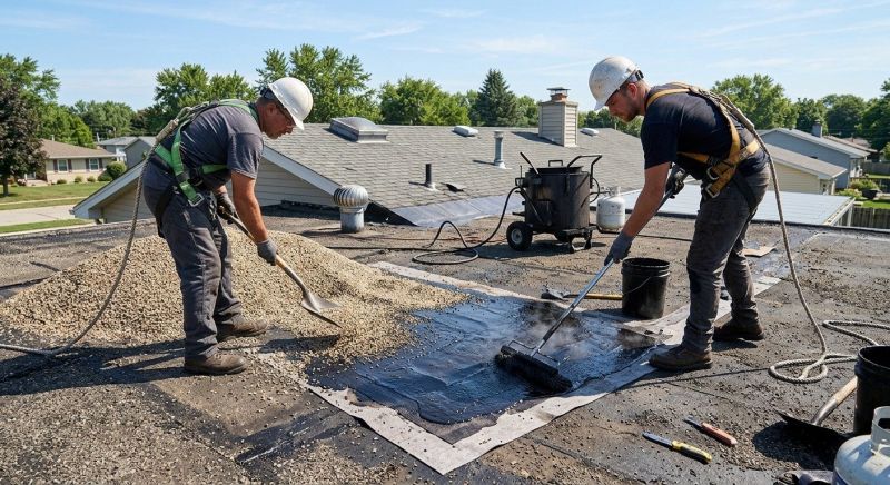 Tar And Gravel Roof Repair in Greenwood, DE
