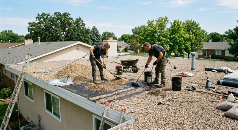 Tar And Gravel Roof Repair in Milton, DE