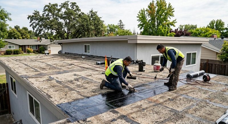 Tar Roof Repair in Houston, DE
