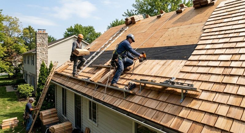Wood Roofing Installation in Bridgeville, DE