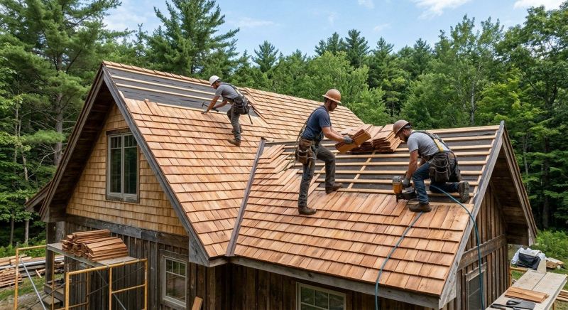 Wood Roofing Installation in Laurel, DE