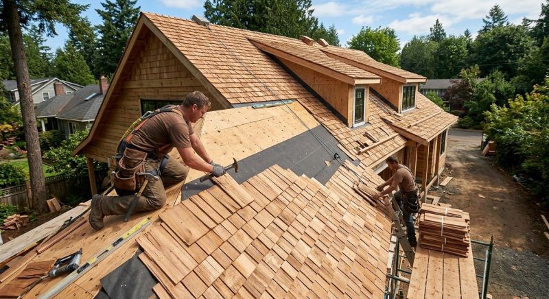 Wood Roofing Installation in Milford, DE